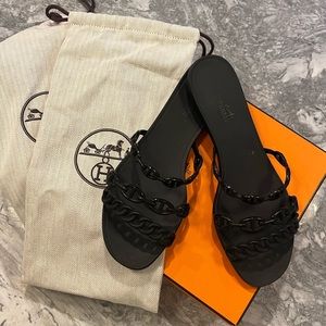 Hermès Chaine d’Ancre Rivage Rubber Slide Sandal